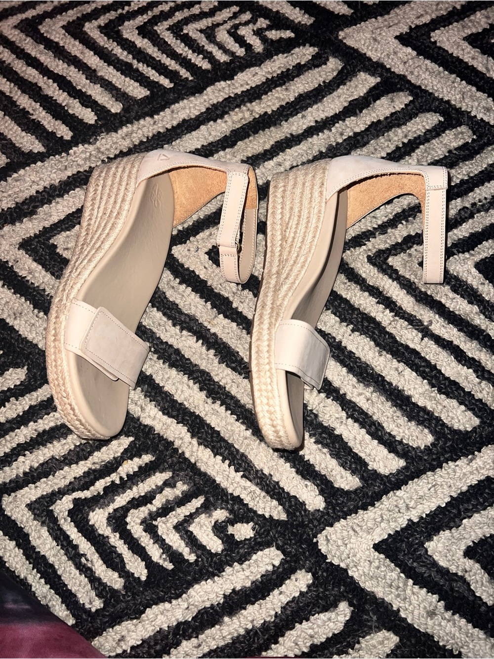 Abeo Neutral Espadrille Ankle-Strap Wedge Sandal - Picture 3 of 5
